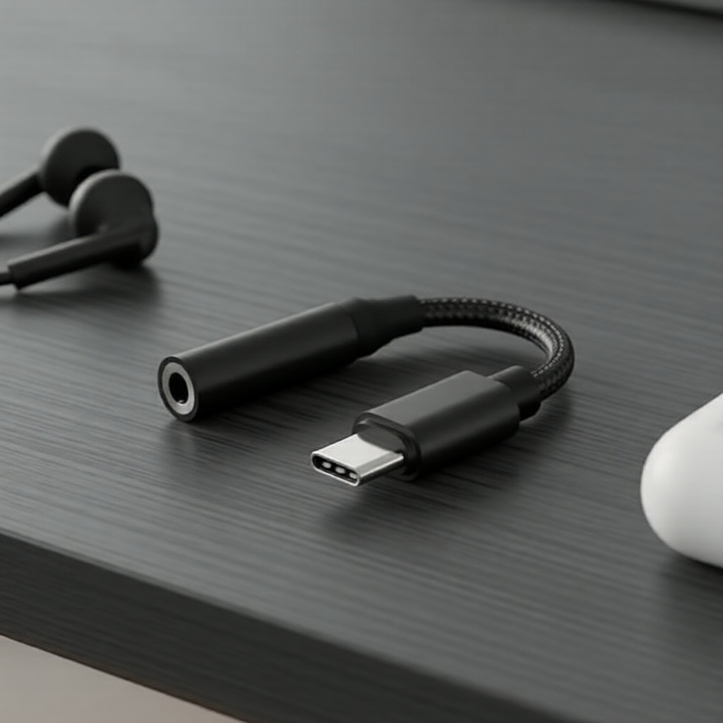 Bộ chuyển đổi âm thanh USB-C sang giắc 3.5mm, DAC Type-C cho tai nghe