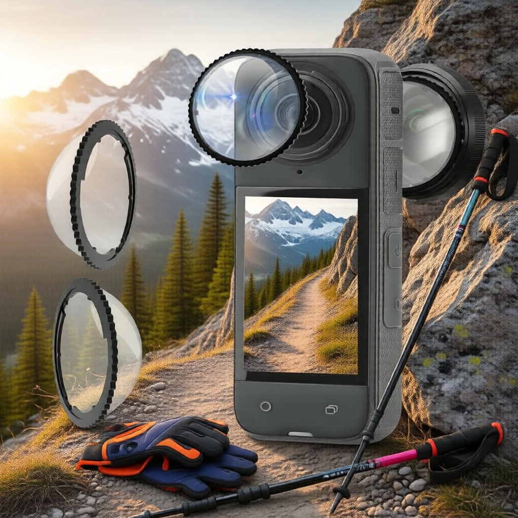 Insta360 X4 Premium Lens Guard - Kính cường lực trong suốt bảo vệ