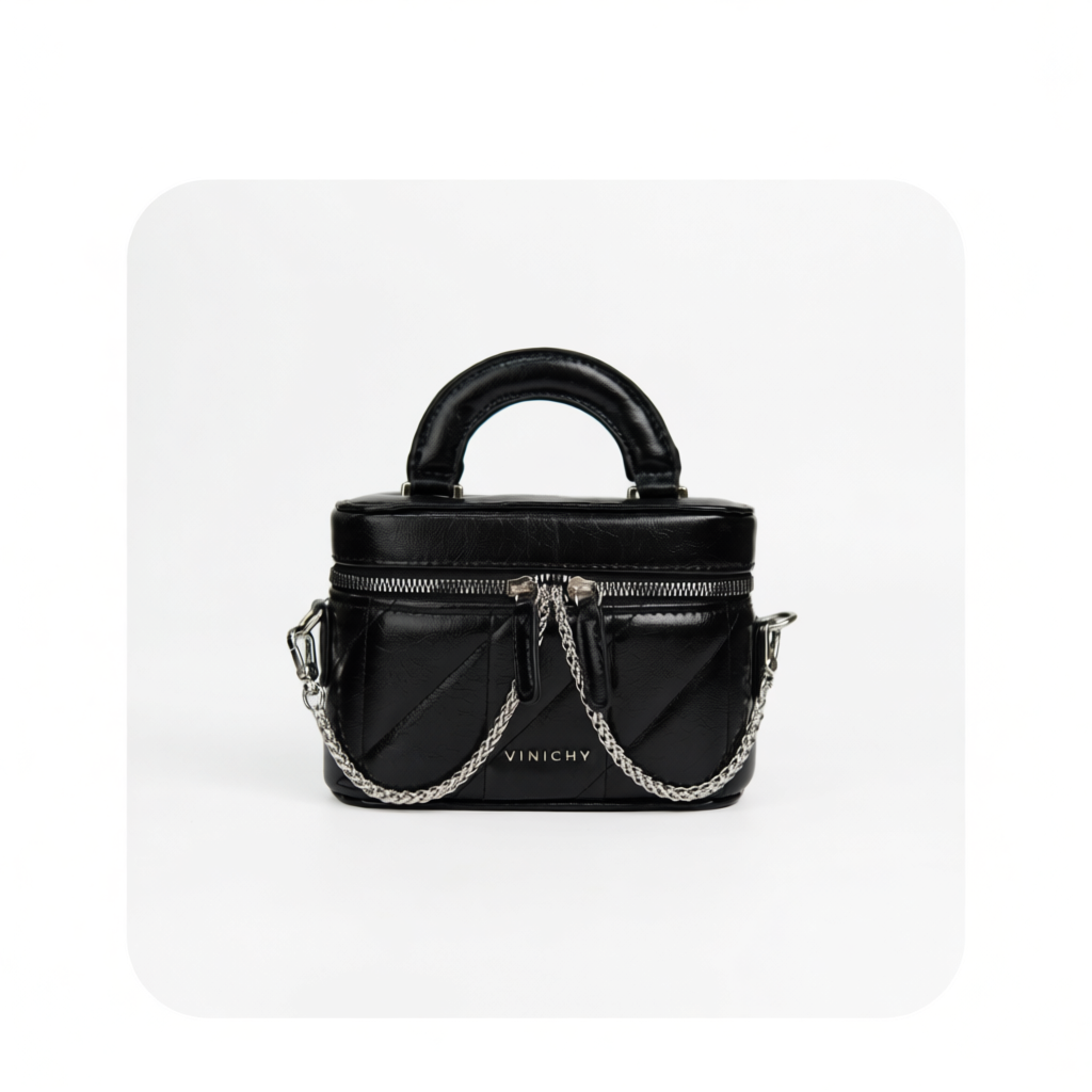 Túi xách nữ VINICHY 18cm, da cao cấp, nhỏ gọn tiện lợi