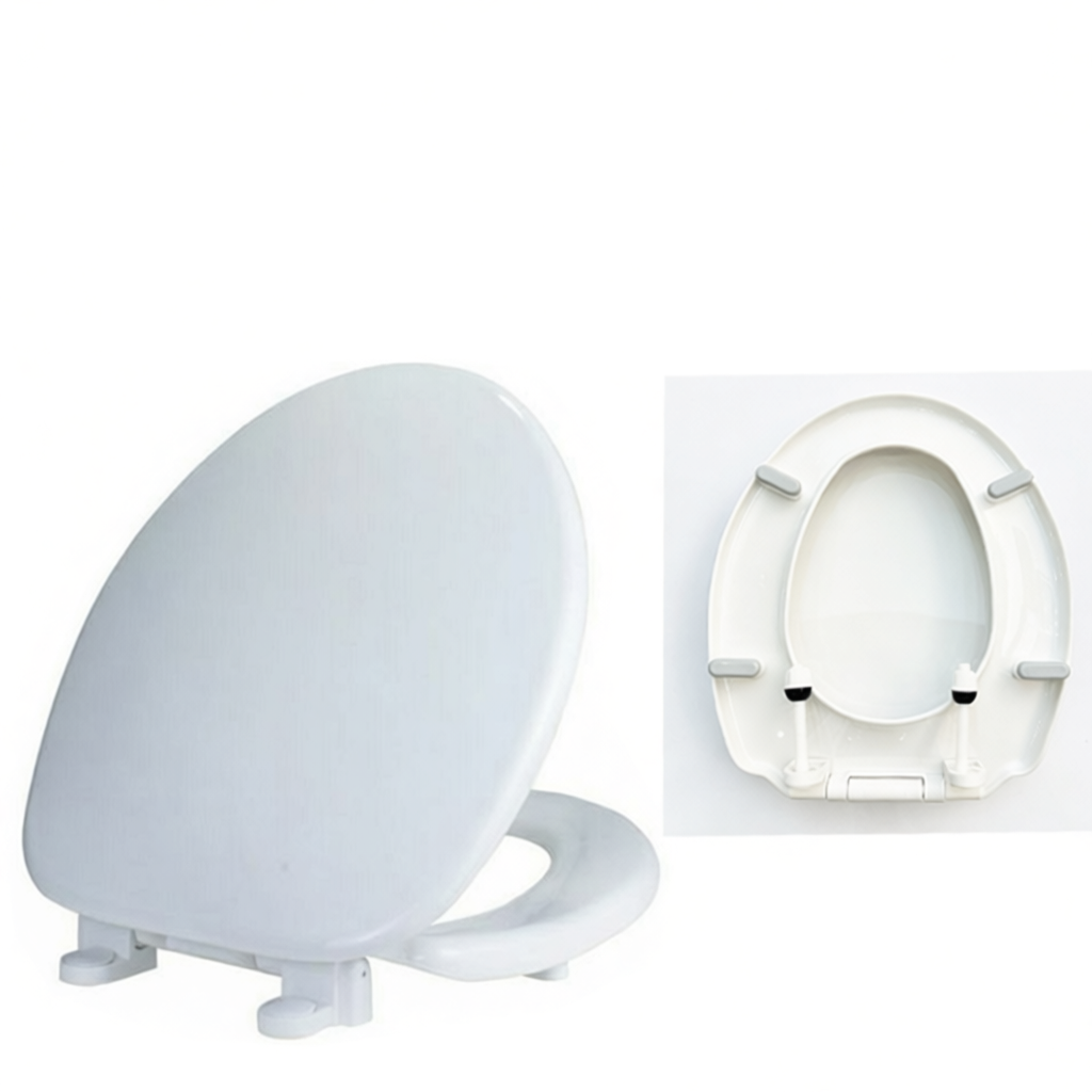 Nắp bồn cầu nhựa cao cấp thay bồn cầu Inax C117, C108, C306, C504VT, C504VR