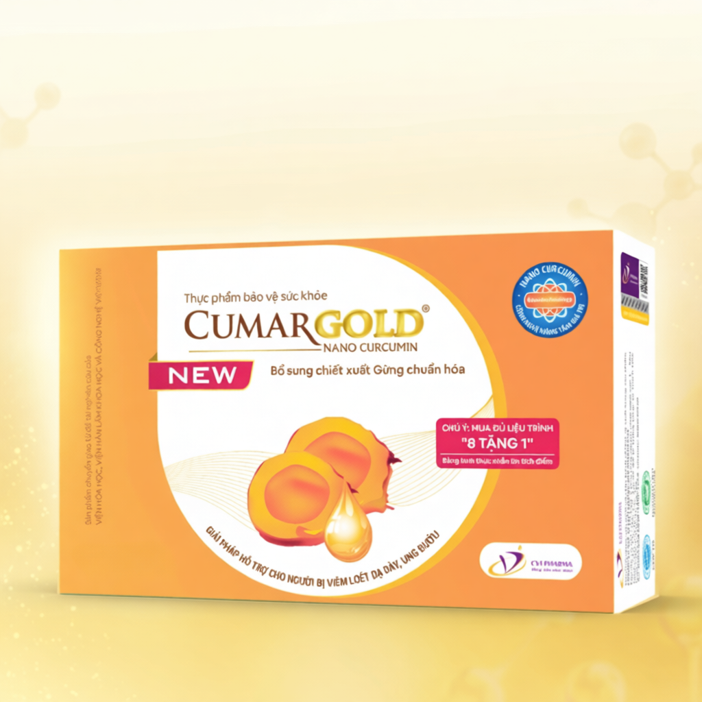 Viên uống dạ dày đại tràng Cumargold New 30 viên