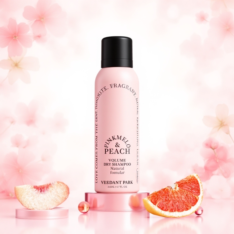Xịt khô phồng tóc VERDANT PARK 200ml dầu gội khô kiềm dầu Pinkmelo Peach Verdantpark VDPK01