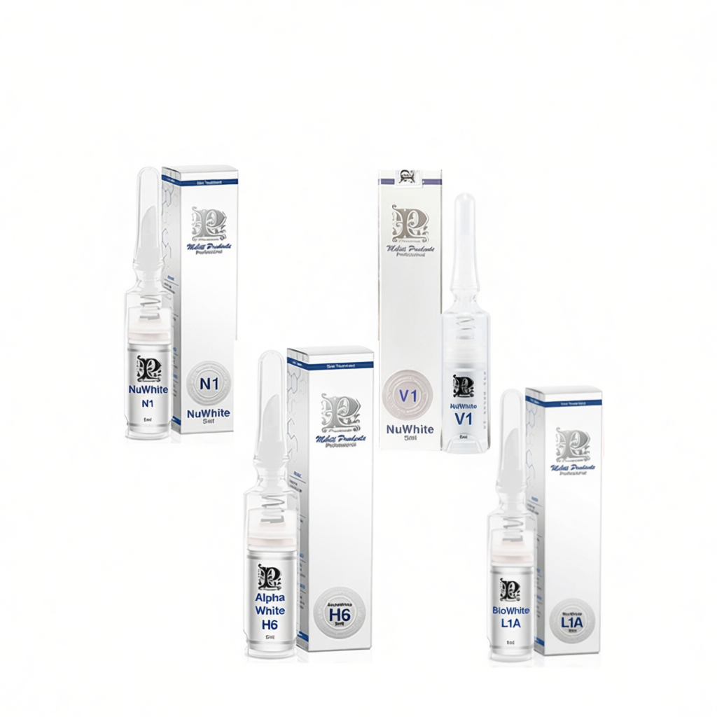 Kem Nuwhite Mibiti Prudente hồng nhũ hoa N1, hồng bikini V1, khử thâm nách bẹn H6, hồng môi L1A chín