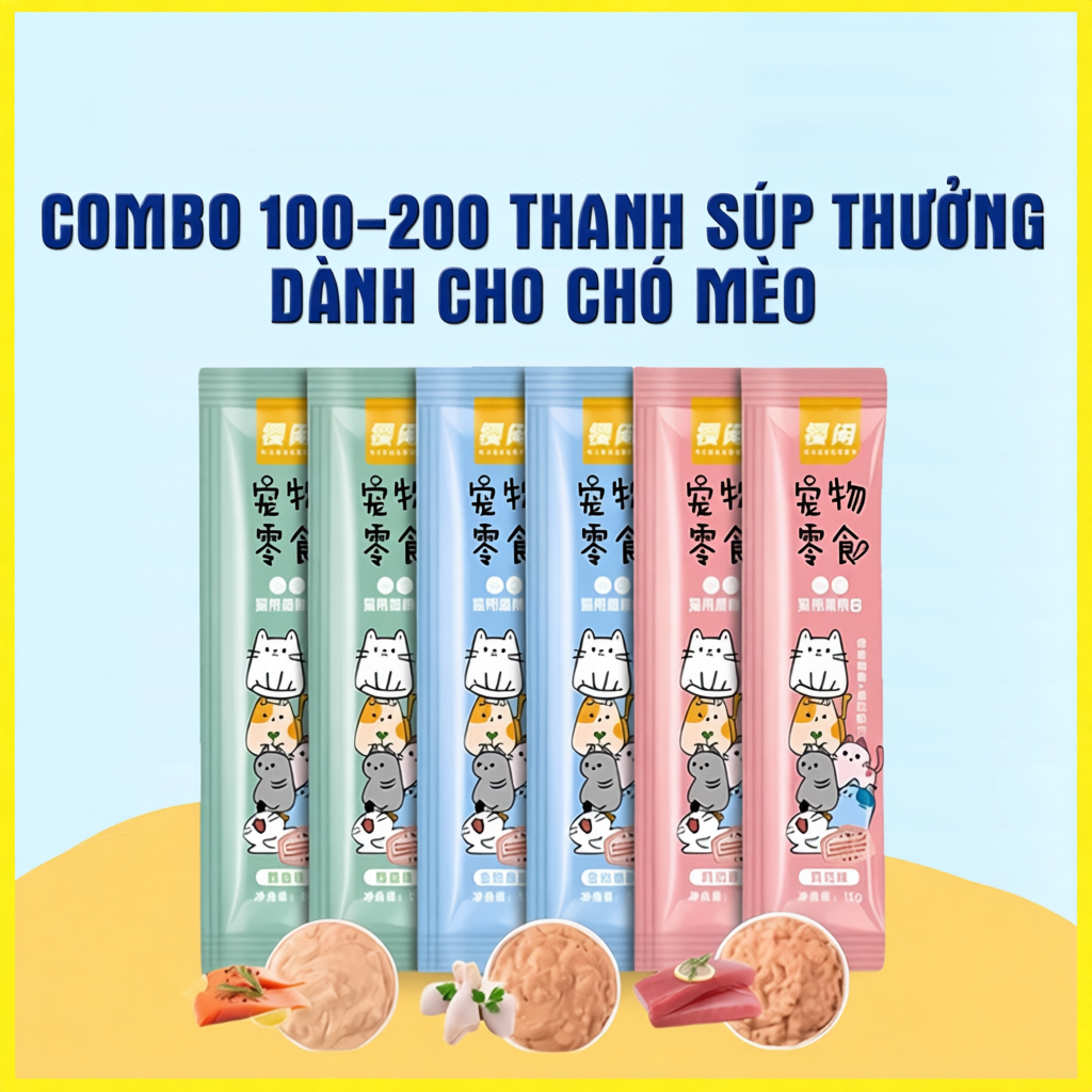 Combo 200 thanh Súp Thưởng Shizuka 15g