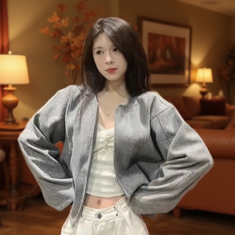ÁO Khoác Dạ Nữ Phối Viền Tay Dáng Ngắn Croptop Mùa Thu Đông Mặc Tết Siêu Xinh 2026