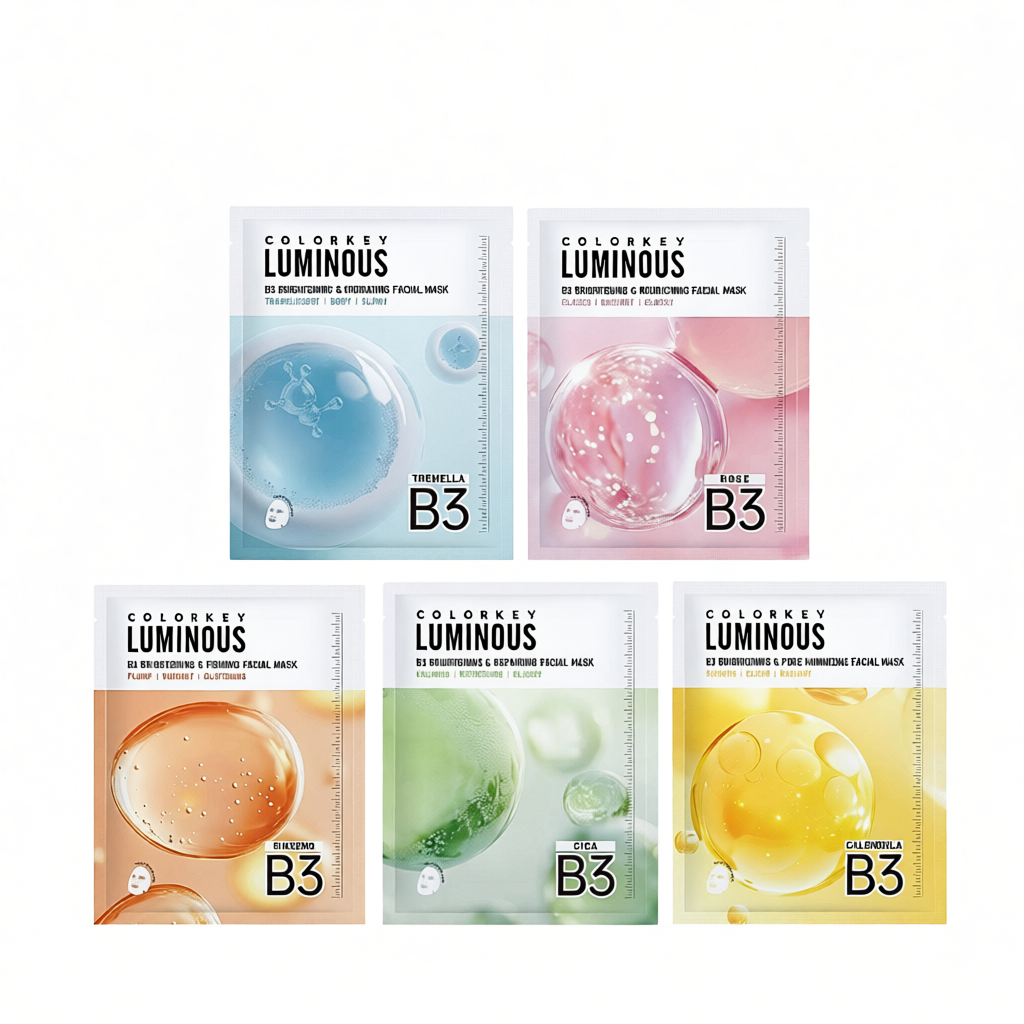 Mặt Nạ Colorkey B3 Hỗ Trợ Dưỡng Sáng Da Luminous B3 Brightening Facial Mask 30ml