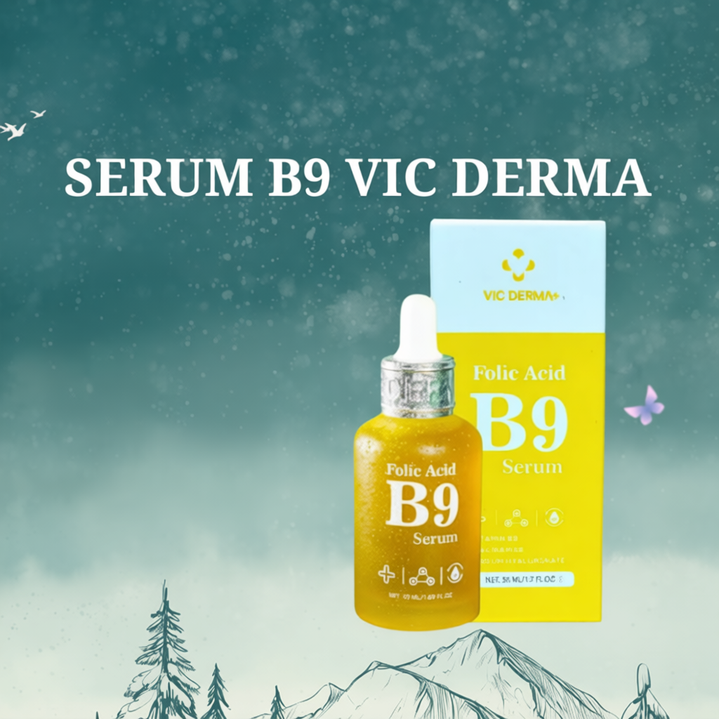 Serum B9 Vic Derma phục hồi, cấp ẩm da 50ml