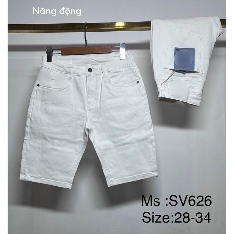 Quần short jean nam thời trang