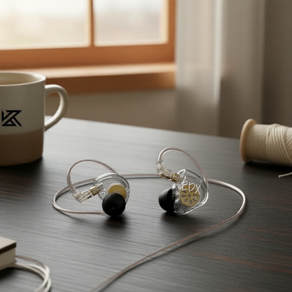 Tai nghe nhét tai KZ EDX Lite Hi-Fi, âm bass sâu, có chống ồn