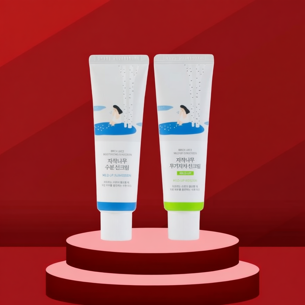 Kem Chống Nắng Round Lab Birch Juice Moisturizing, Mild-Up, Tone-Up Sunscreen