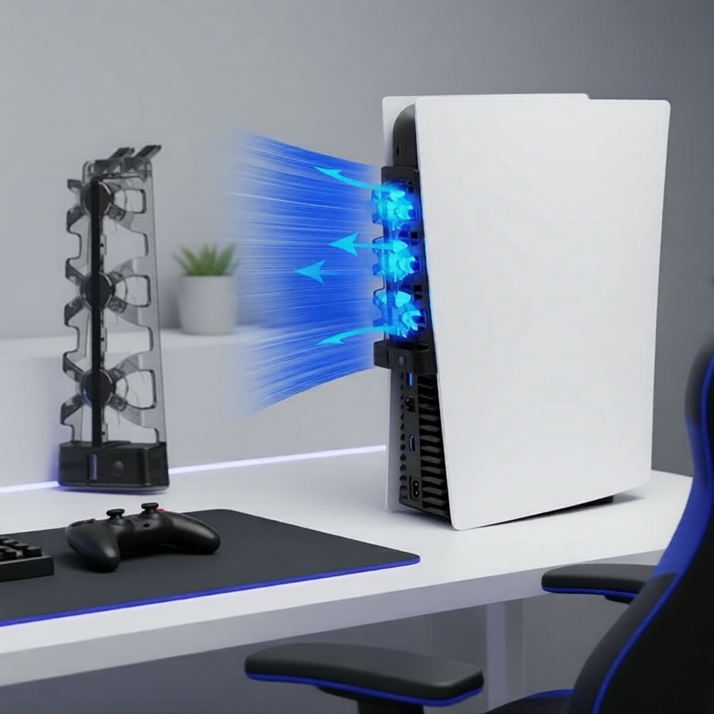 Quạt tản nhiệt PS5 gắn ngoài cho các phiên bản PS5/PS5 Slim/PS5 Pro đĩa & digital