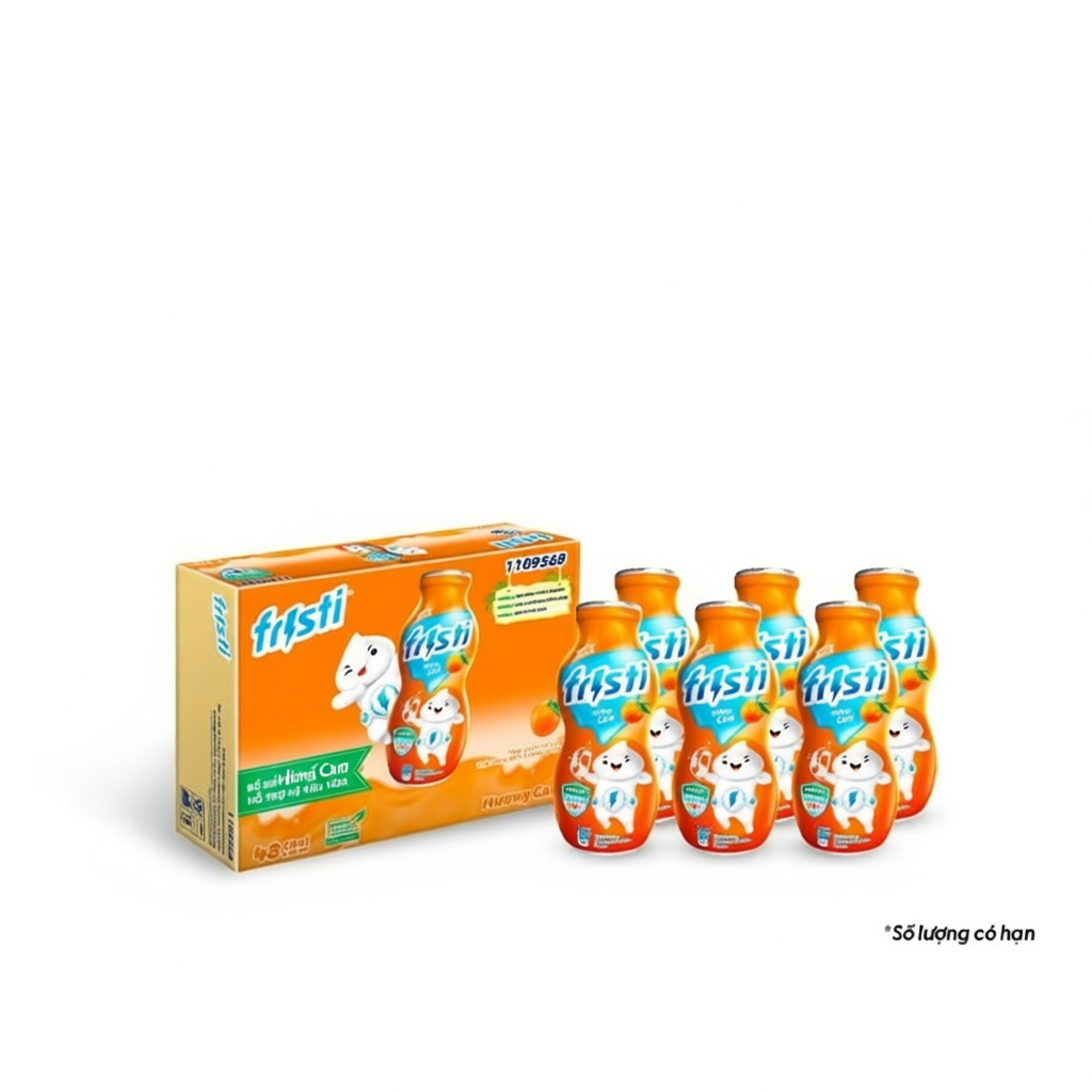 Thùng sữa chua uống Fristi hương cam 48x80ml