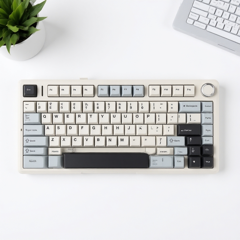 [HỎA TỐC] Bàn phím cơ không dây Aula F75 Glacier Blue Mạch Xuổi (Hotswap 5 Pin | Led RGB | 3 Mode)