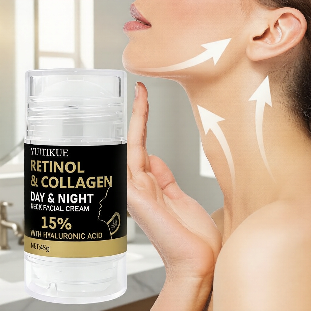Kem Chống Nhăn Cho Mặt & Cổ 15% HA, Collagen & Retinol • Săn Chắc & Căng Da
