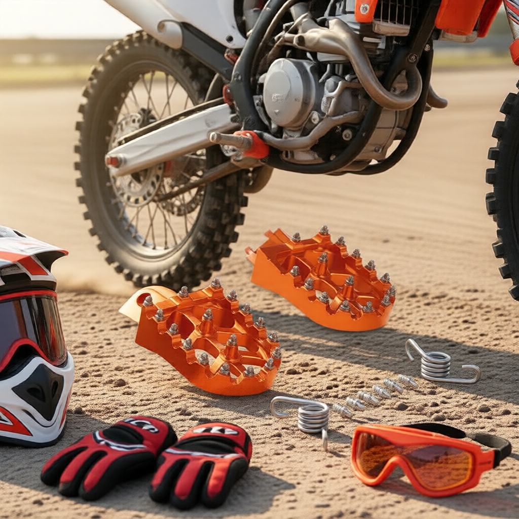 Bàn để chân CNC cho KTM SX, SX-F, EXC, EXC-F, XC-F 65 85 125-530 Adventure