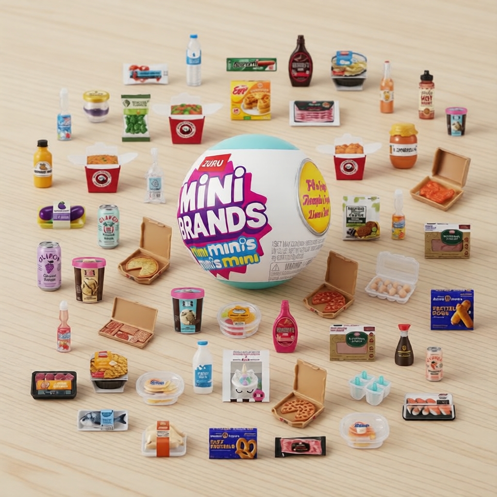 ZURU Mini Brands Series 1 Bộ mù, 1 Viên nang, Đồ chơi thu nhỏ, từ 8 tuổi trở lên