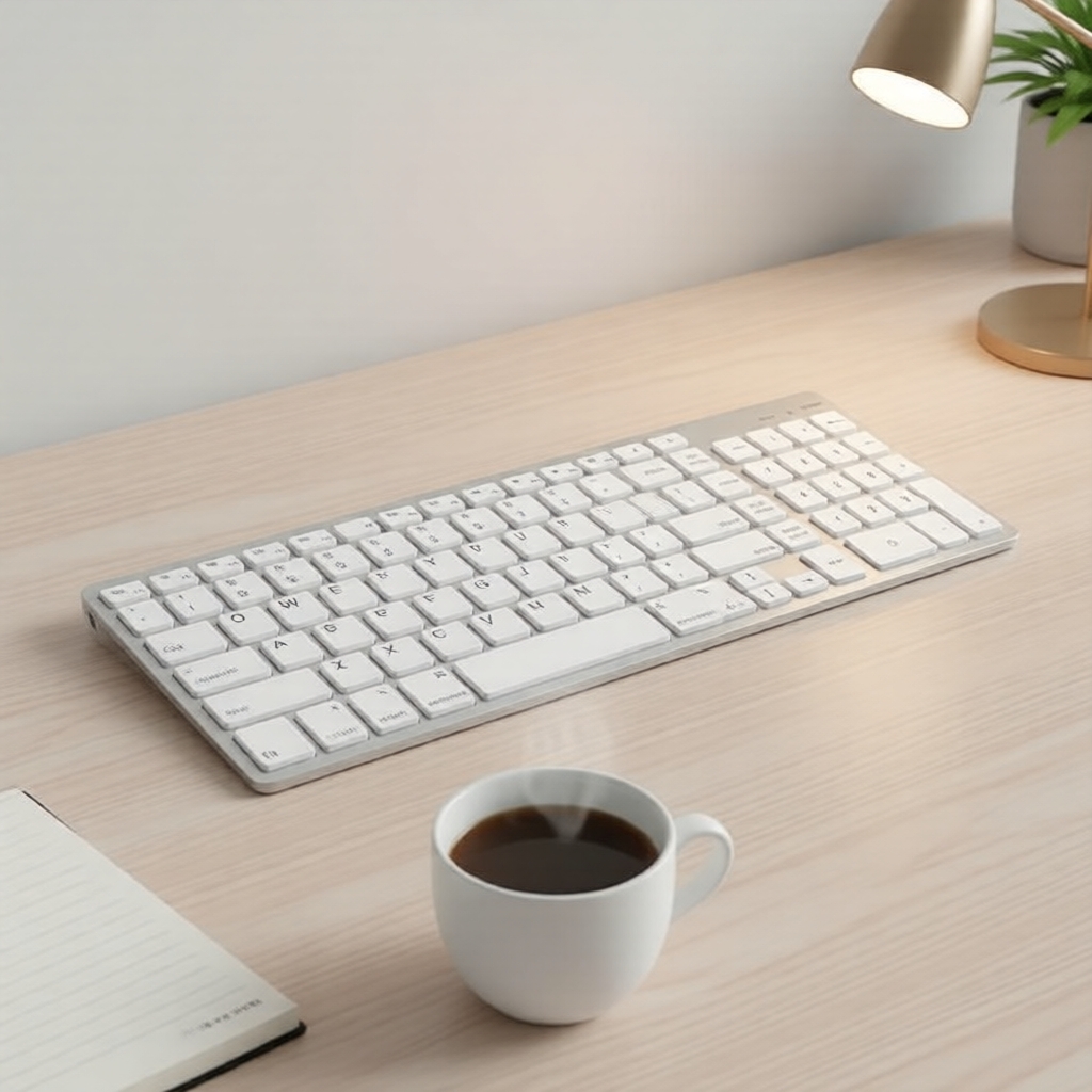 Bàn phím Bluetooth mỏng cho Apple Mac OS, hoạt động với MacBook Air/Pro, iMac, Mac Mini, PC Mac