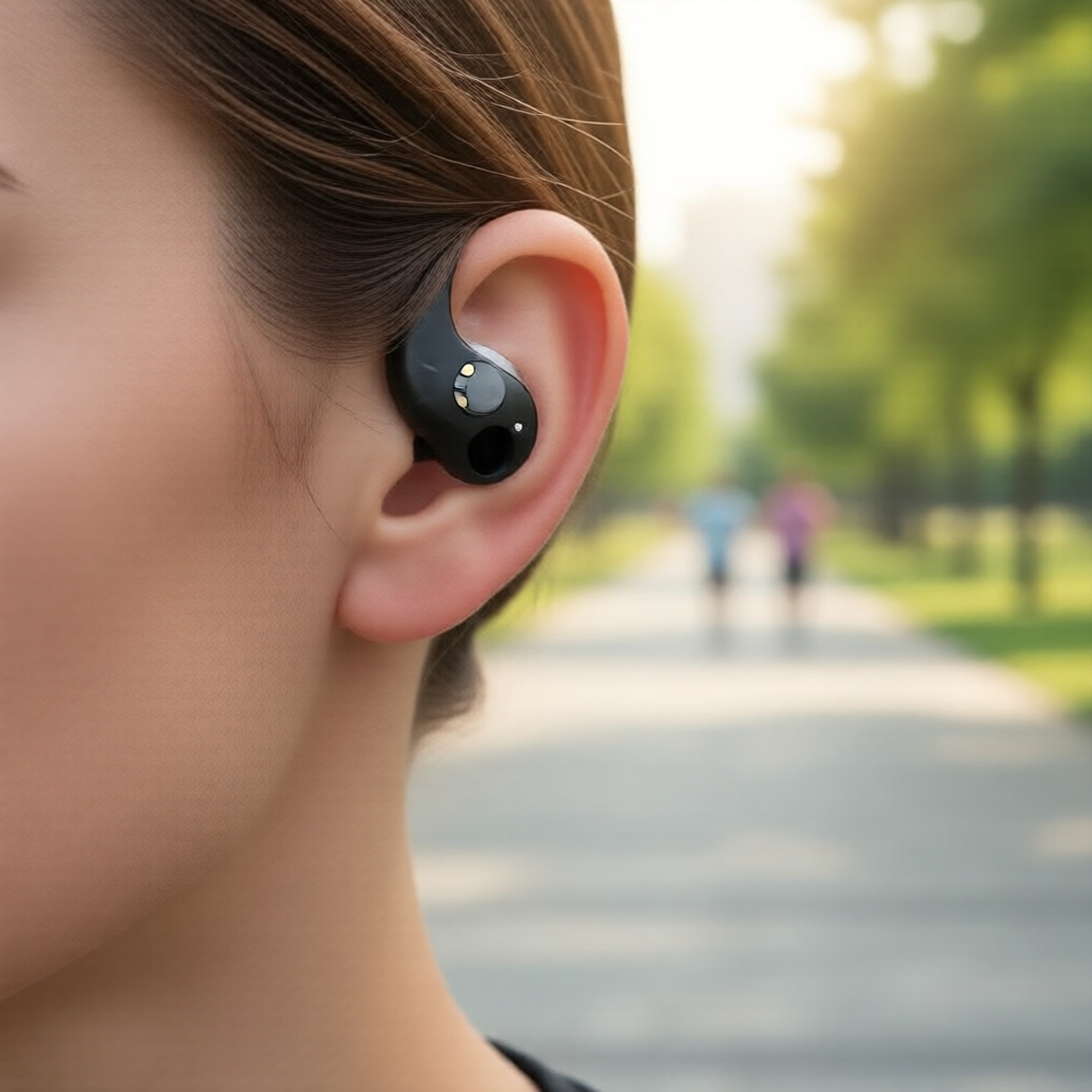 Tai nghe Bluetooth OWS BY01 âm thanh HiFi, pin siêu bền