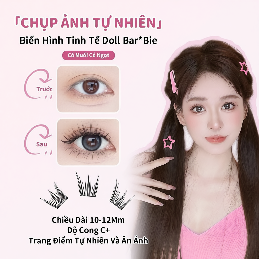 [HCM] Mi Giả Có Keo Sẵn ELYZZA Móng Vuốt Mèo Không Cần Keo, Dài 10-12mm, 36 Cụm, Nhẹ Tự Nhiên