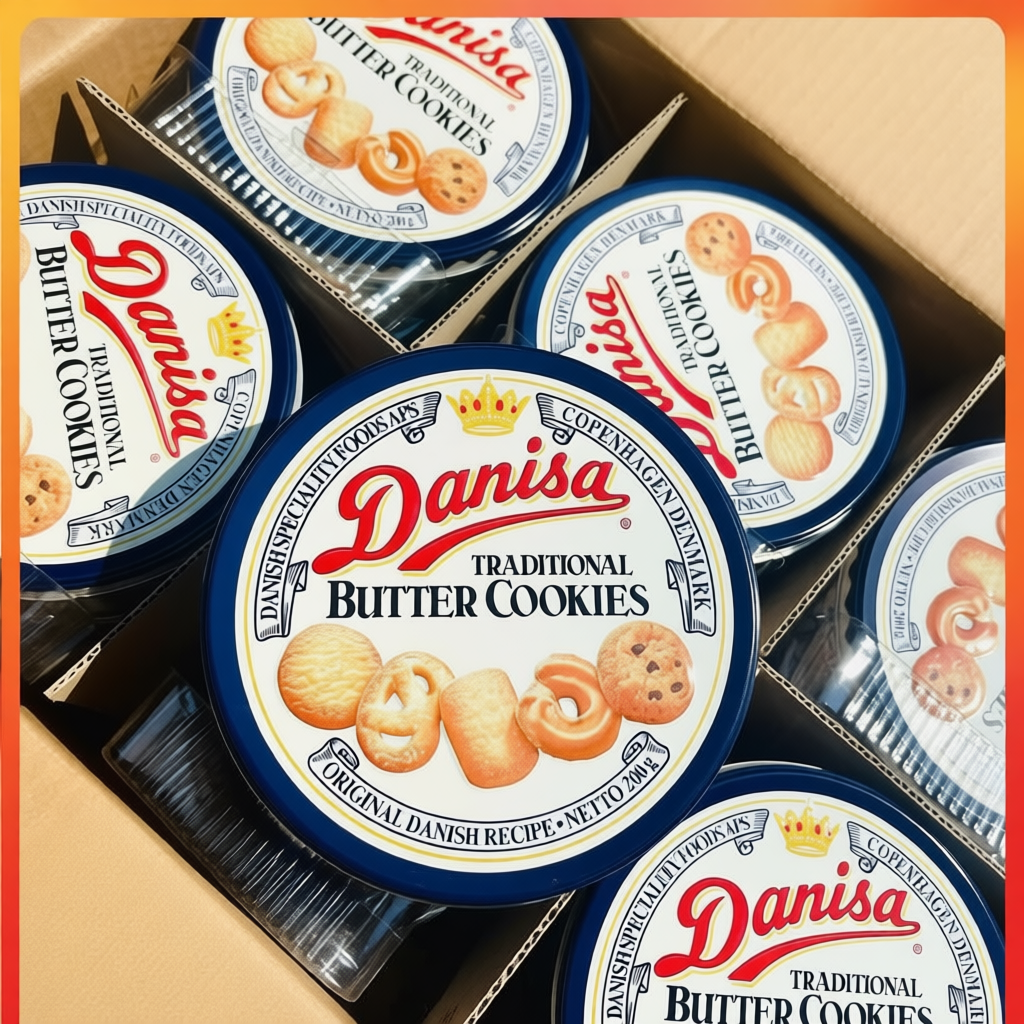 Bánh Danisa hộp sắt 200g