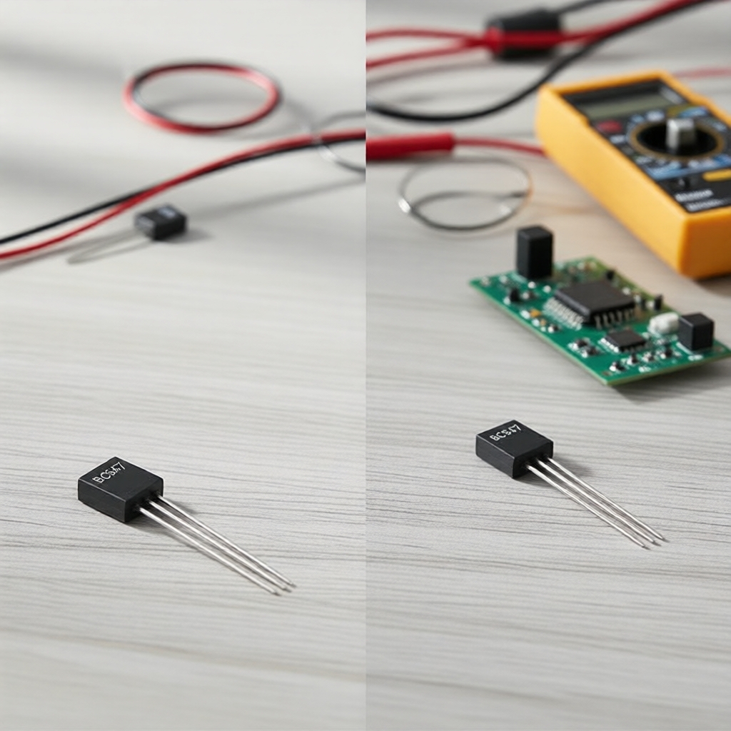 Bộ 50 transistor BC547 NPN và BC557 PNP loại TO-92 cho các dự án chế tạo