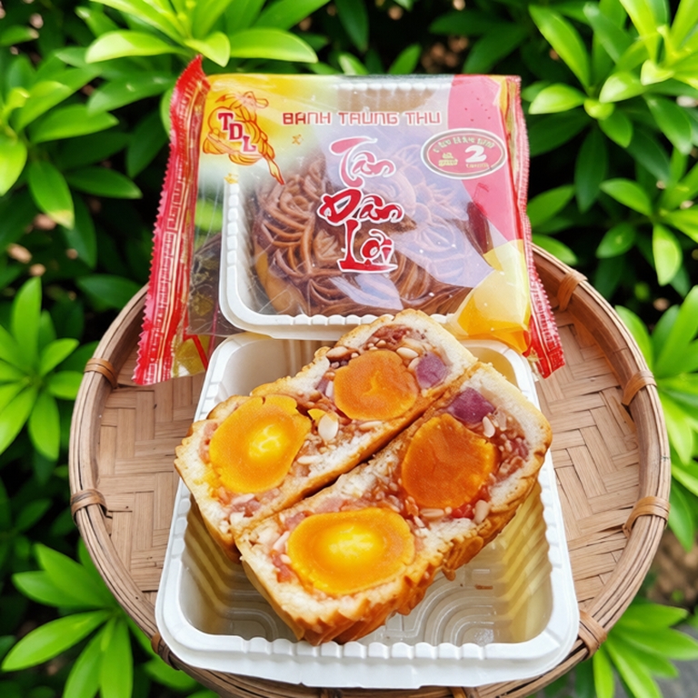 [Bánh Mới] Nhân Gà quay , Xá xíu,.. Bánh Trung Thu TÂN DÂN LỢI 200g