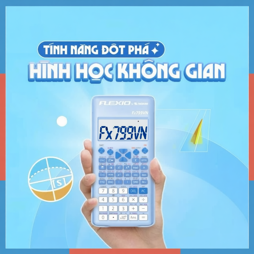 Máy tính Thiên Long Flexio Fx799VN phiên bản 2025 với 546 Tính Năng - Được Mang Vào Phòng Thi