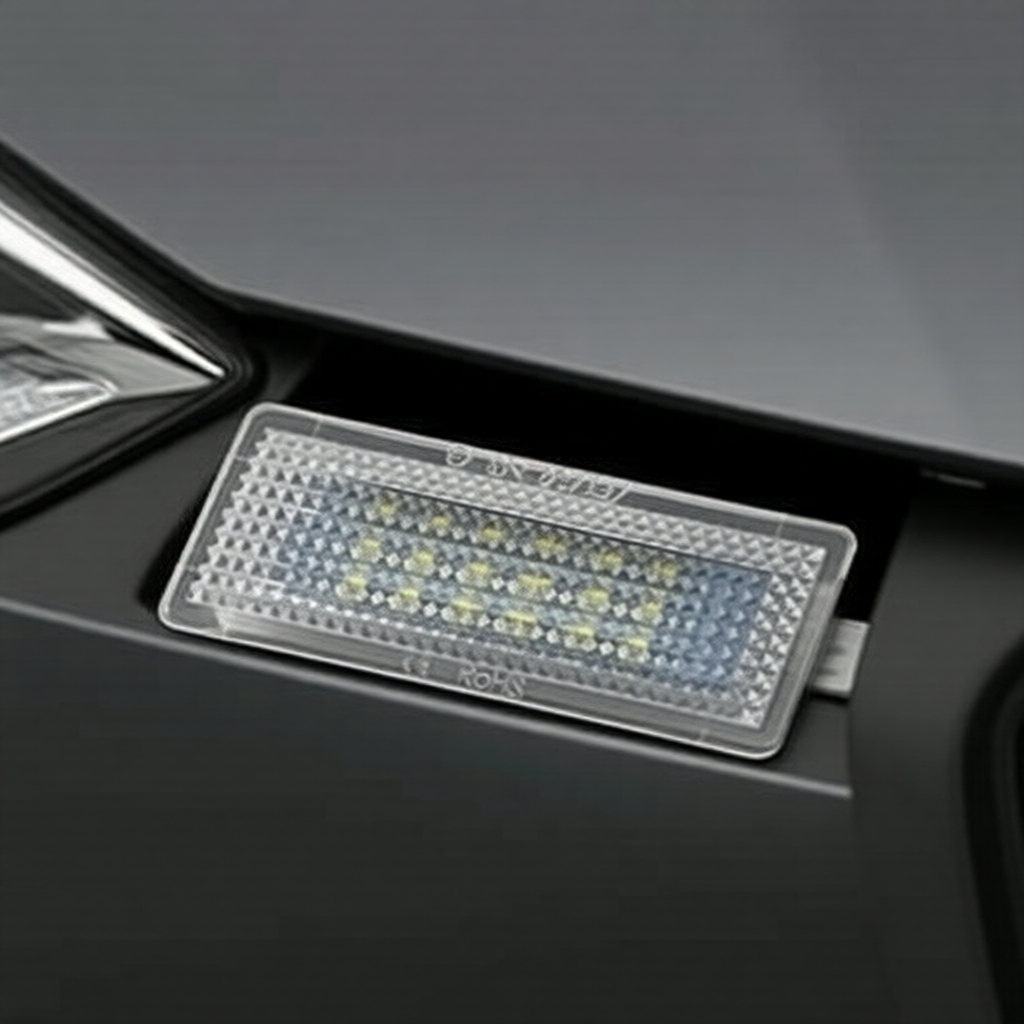 Đèn cửa khoang hành lý nội thất: 2 đèn LED chiếu sáng bậc bước cho BMW F30 E90 F10