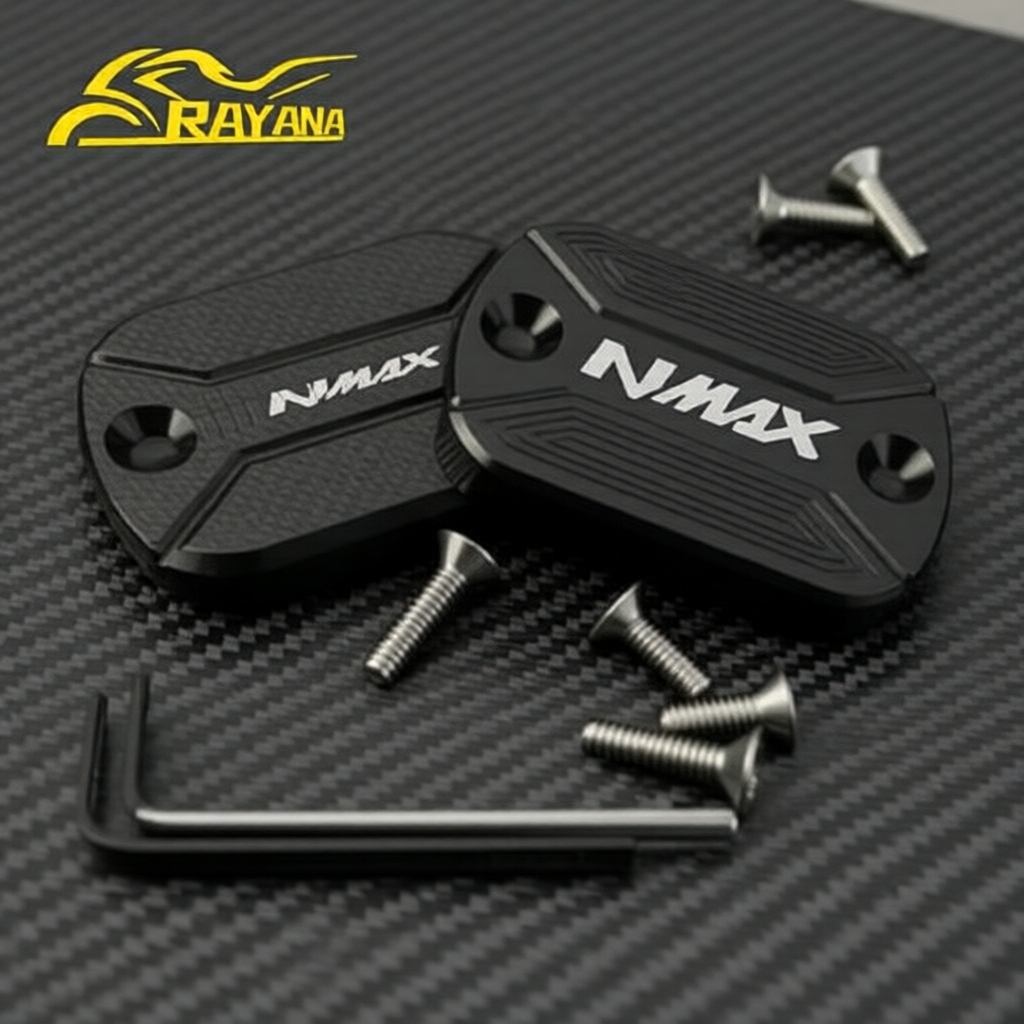 Nắp đậy bình dầu phanh mạ đỏ Yamaha Aerox V3 155 / Nmax V3 155