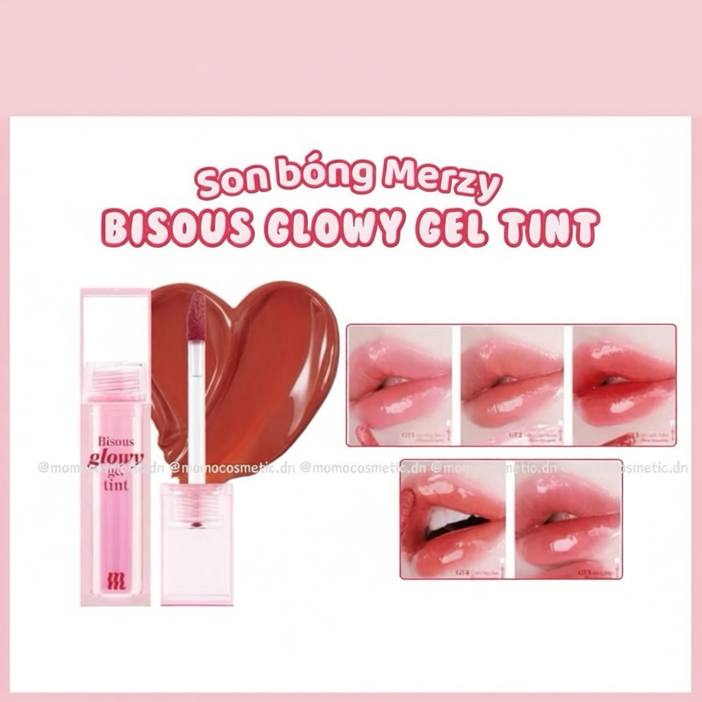 Son bóng Merzy Bisous Glowy Gel Tint