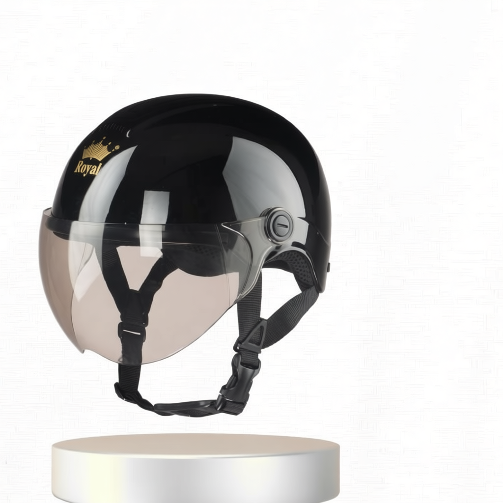 Mũ bảo hiểm nửa đầu có kính Royal M103K - Thời trang - Gọn nhẹ - Hàng chính hãng - Nhiều màu sắc