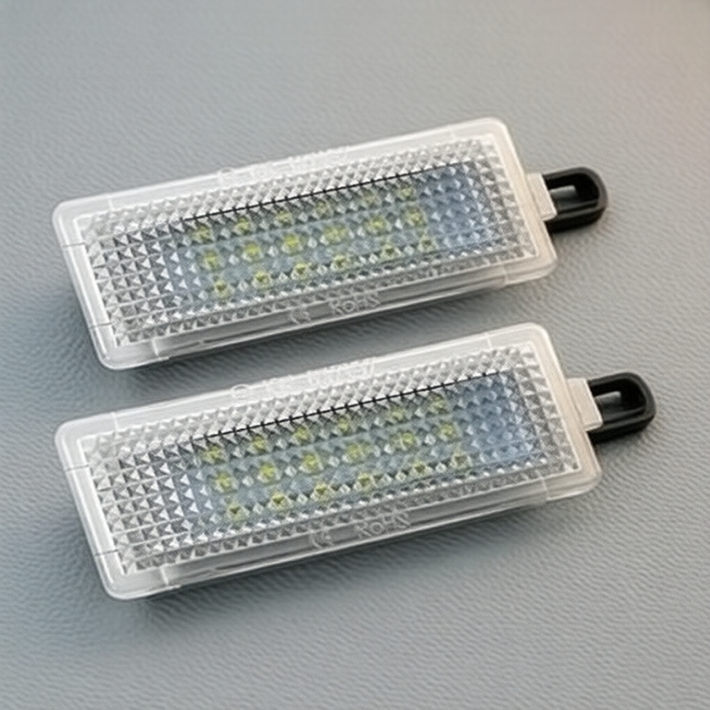 2 đèn LED chiếu sáng bước chân, đèn cửa, đèn cốp cho BMW F30 E90 F10