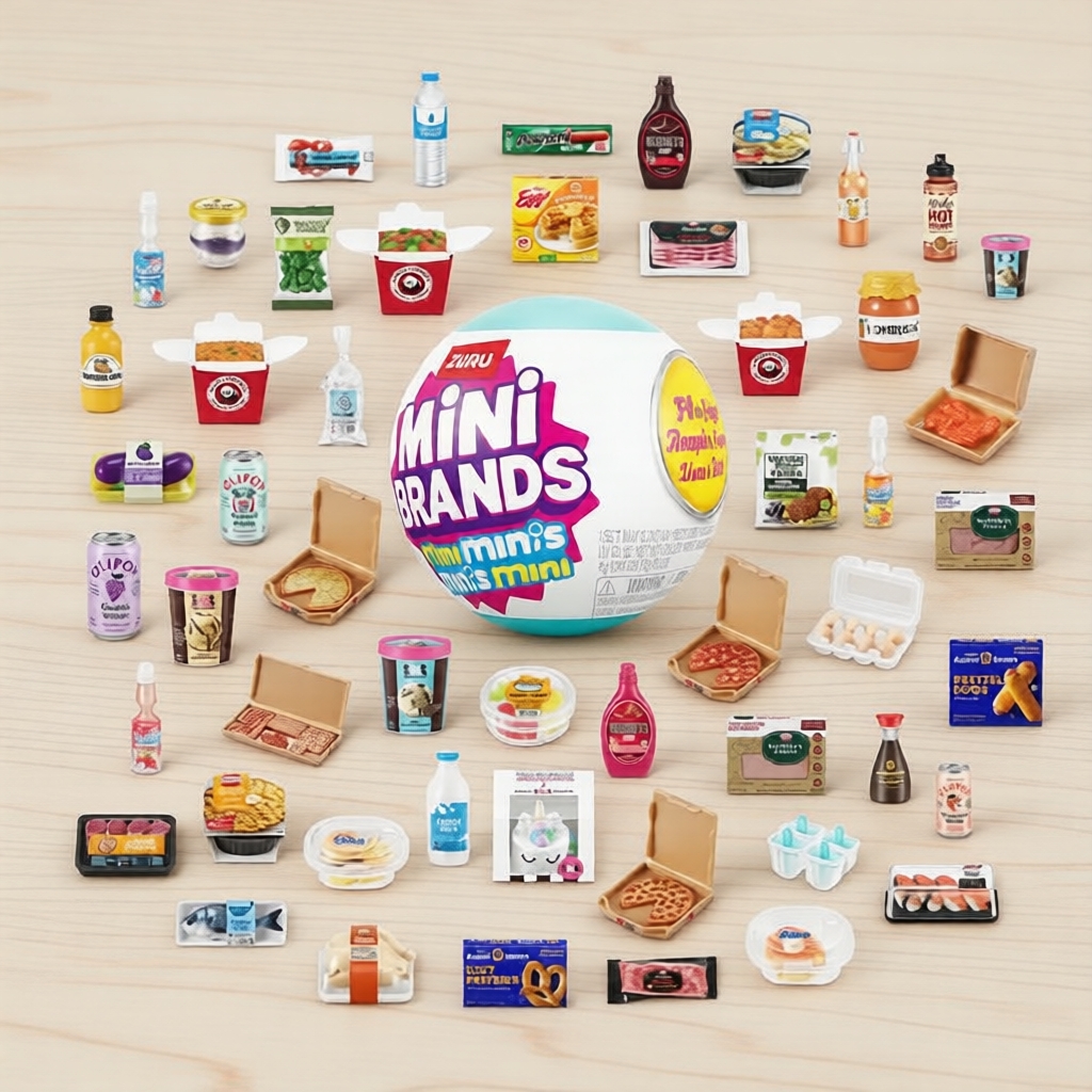 Zuru Mini Brands Series 1 Bộ sưu tập đồ chơi mini bí ẩn, Gói bí ẩn tốt nghiệp