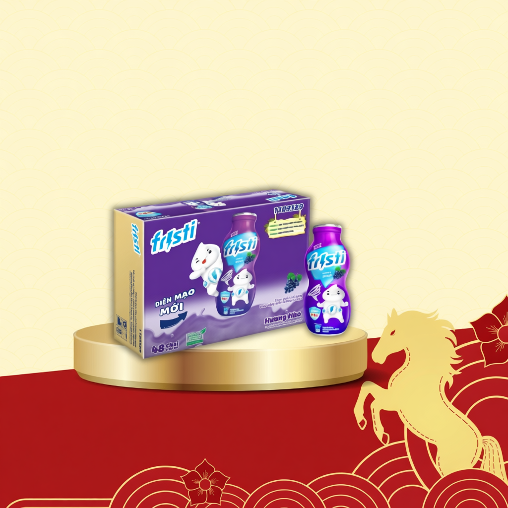 Thùng Fristi Hương Nho 48x80ml