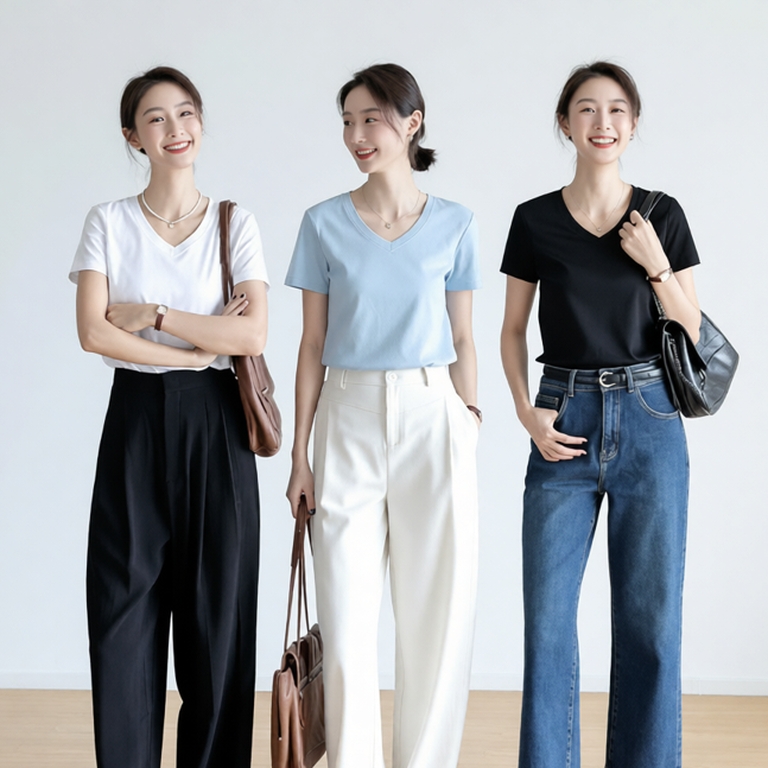 ÁO THUN  BABYTEE Cổ Tim Trơn DỄ PHỐI ĐỒ COTTON MỀM MỊN ĐI HỌC, ĐI LÀM, ĐI CHƠI 2026