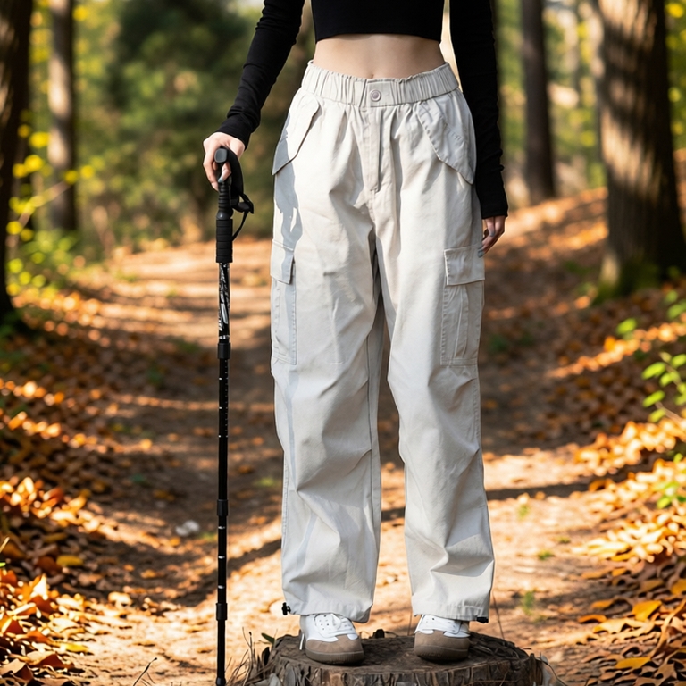 Quần kaki dáng rộng unisex, quần kaki Nam cạp chun túi hộp mặc được 2 kiểu phong cách Hàn Quốc_A3