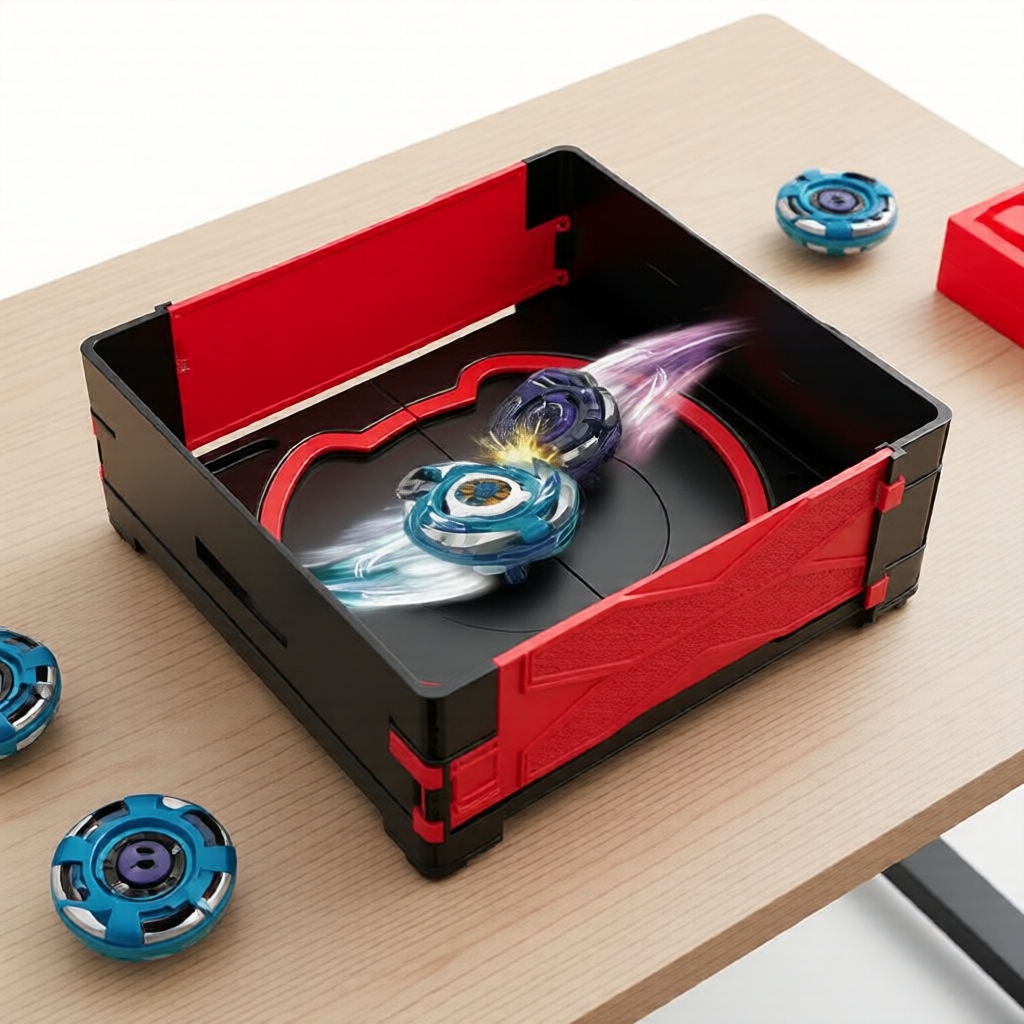 Sân đấu Beyblade gấp gọn X-11 Xtreme Gear cho trẻ em, quà tặng sinh nhật