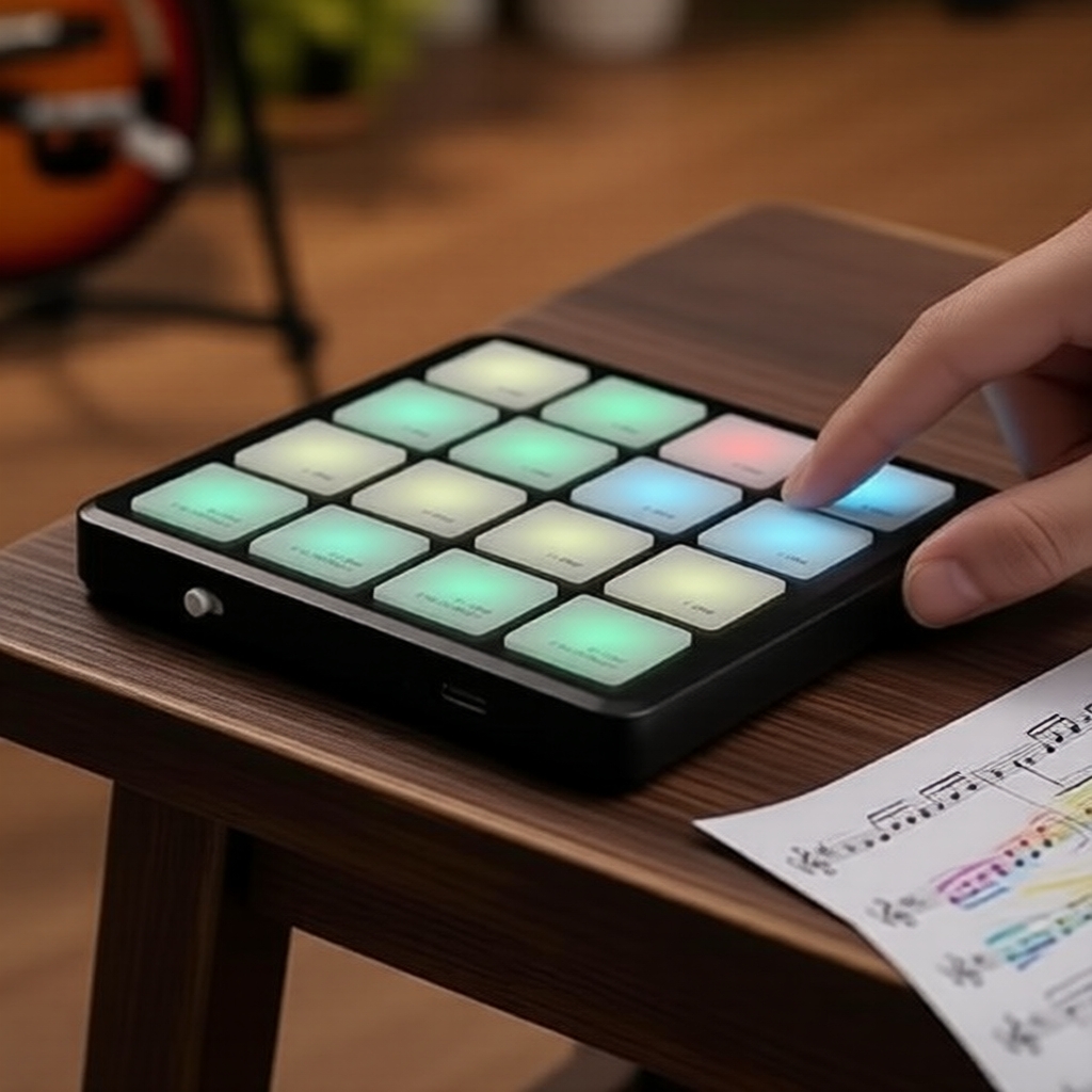 M-VAVE SMC PAD Pocket điều khiển MIDI không dây 16 pads cho tay trống