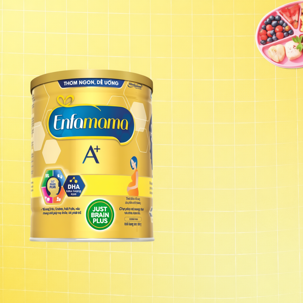 Sữa Bột Bầu Enfamama A+ với 360° Brain Plus - Vị Vanilla - 400g