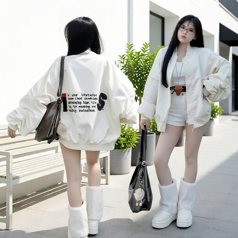 Áo Khoác Gió Bomber Dù Tay Nhún V1 Thêu Full Chữ S Top Menswear Form Rộng Unisex Nam Nữ 2026