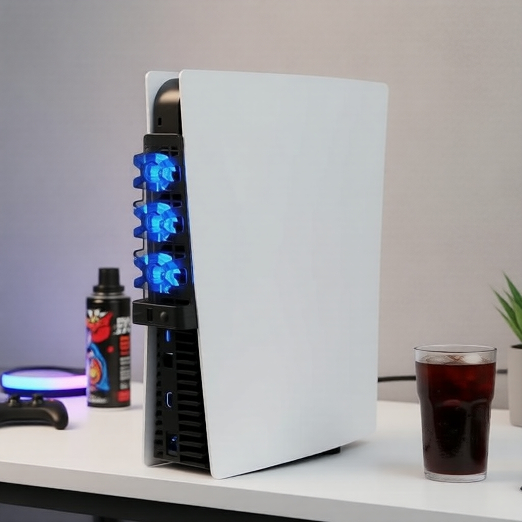Quạt USB gắn ngoài cho máy chơi game PS5 Slim và PS5 Pro