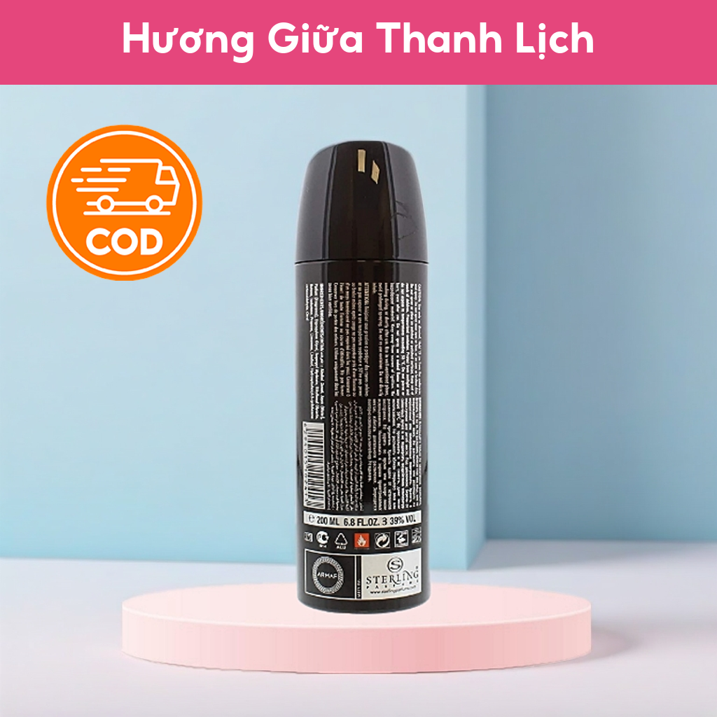 Xịt Thơm Toàn Thân Armaf Club De Nuit 200ml Xịt Body / Xịt Khử Mùi Toàn Thân Nước Hoa Sang Trọng
