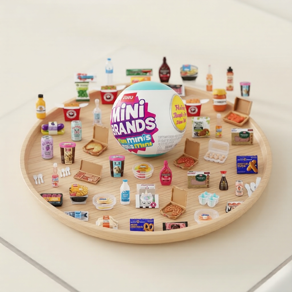 ZURU Mini Brands Series 1 Hộp Bí Ẩn, 1 chiếc, Mô Hình Sưu Tập Nhỏ, Dành cho trẻ 8+