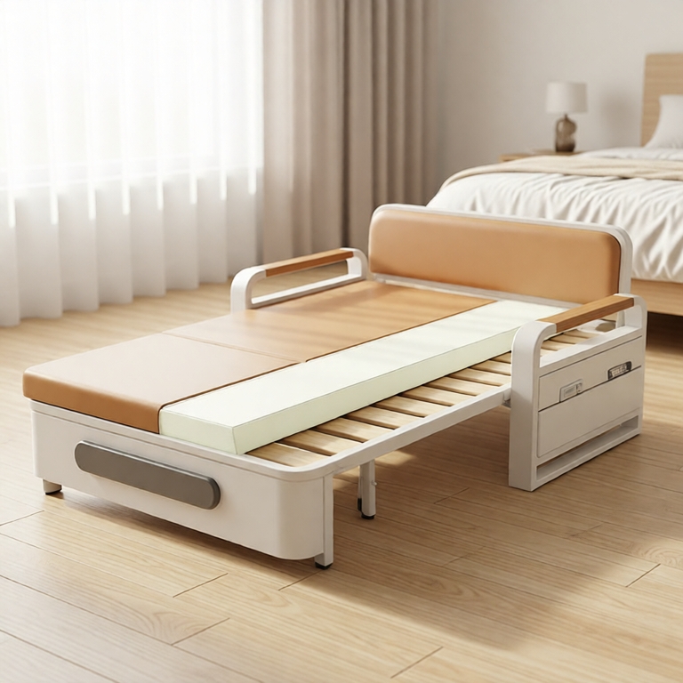[DEAL HOT] Giường gấp gọn thông minh ECOBAM ghế sofa giường khung thép cho không gian nhỏ, sofa giường cho mọi nhà