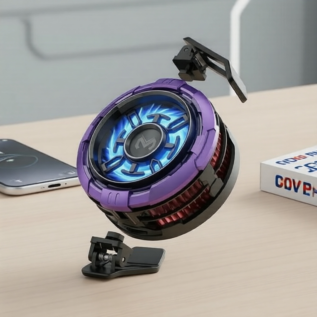 CX08 PRO Bộ làm lạnh điện thoại nam châm 9V2A Bộ tản nhiệt bán dẫn có kẹp lưng cho PUBG