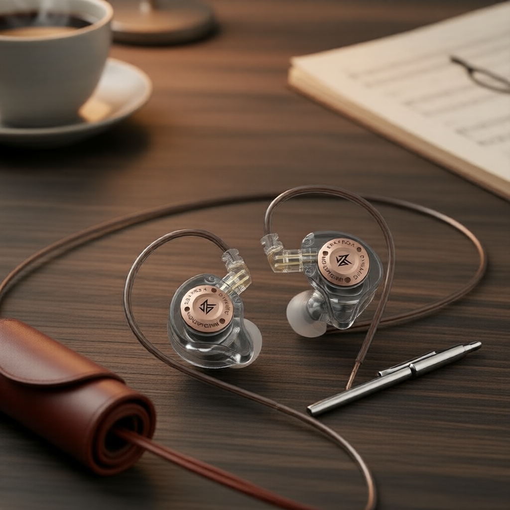Tai nghe KZ EDX Pro 2 trình điều khiển, âm thanh Hi-Fi sống động, cách âm, phù hợp cho game thủ và n