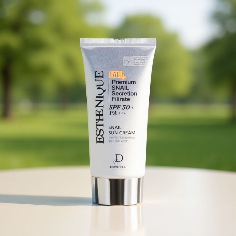Kem chống nắng ốc sên 6 màng lọc dưỡng trắng cải thiện nếp nhăn 6 màng lọc Daycell SPF 50+ PA+++ 70ml