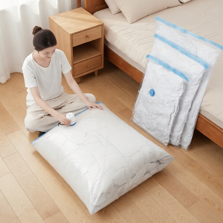 [Hoả Tốc HN] Túi hút chân không đựng quần áo Pihome. Tiết kiệm diện tích, bảo quản lâu dài