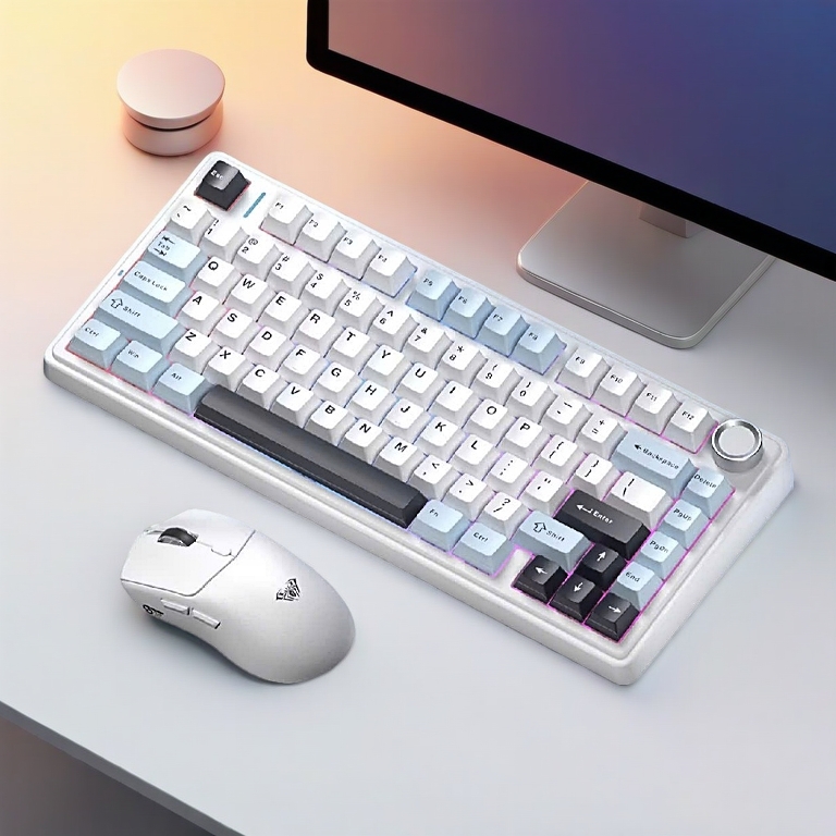 BÀN PHÍM CƠ - AULA F75 Wireless 3 Mode - Bàn Phím Cơ Gaming RGB Gasket Mount Hot Swap