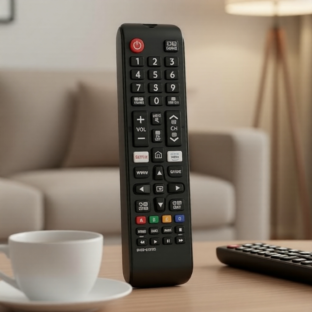 Điều khiển TV thông minh Samsung BN59-01315D có phím Netflix và Prime Video